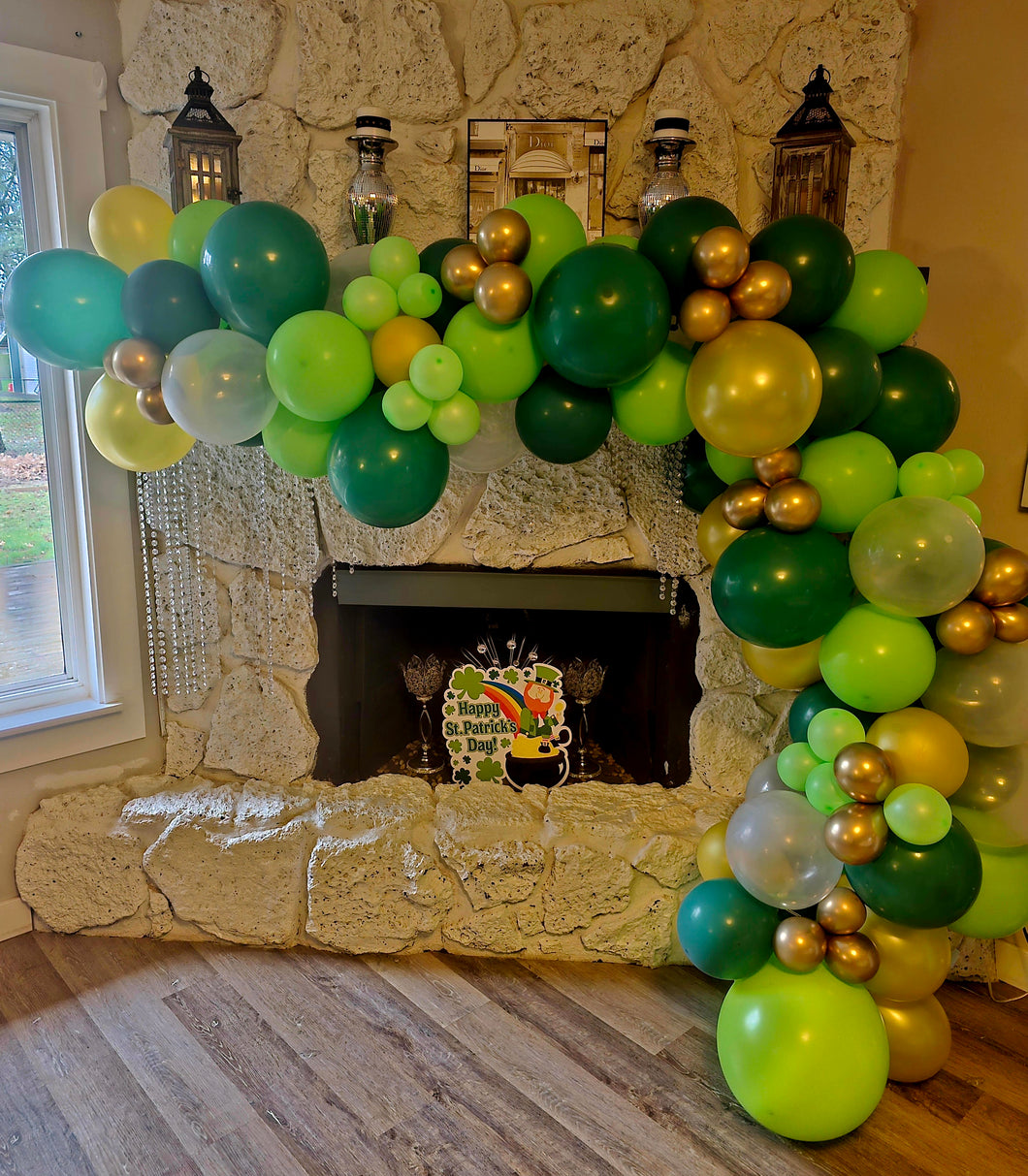 St. Patrick's Day Balloon Garland