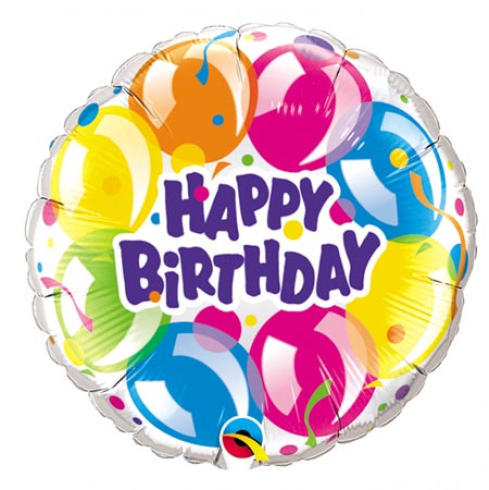 Birthday 18” mylar balloon